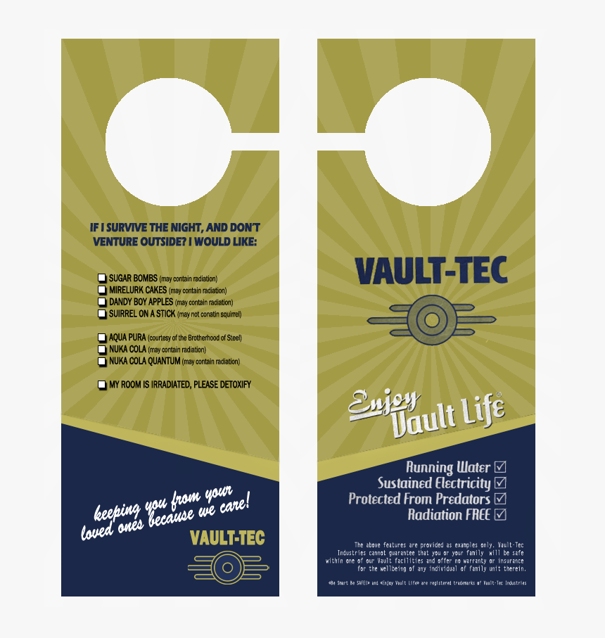 Vault Tec Letter Props, HD Png Download