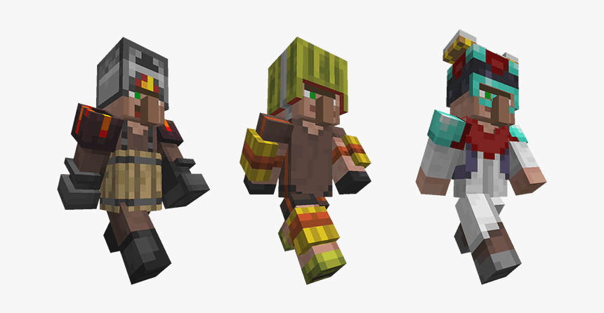 Minecraft Mini Game Heroes Skin Pack, HD Png Download