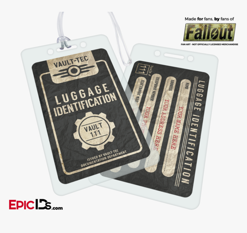 Clip Art Dweller Double Sided Bag - Fallout New Vegas, HD Png Download