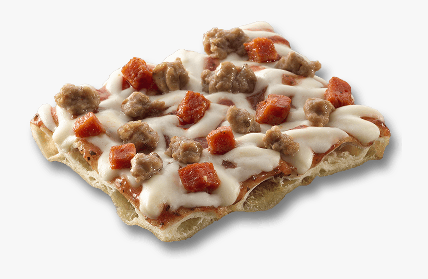 A Piece Of Totino S Combination Party Pizza - Cooked Totinos Pizza, HD Png Download