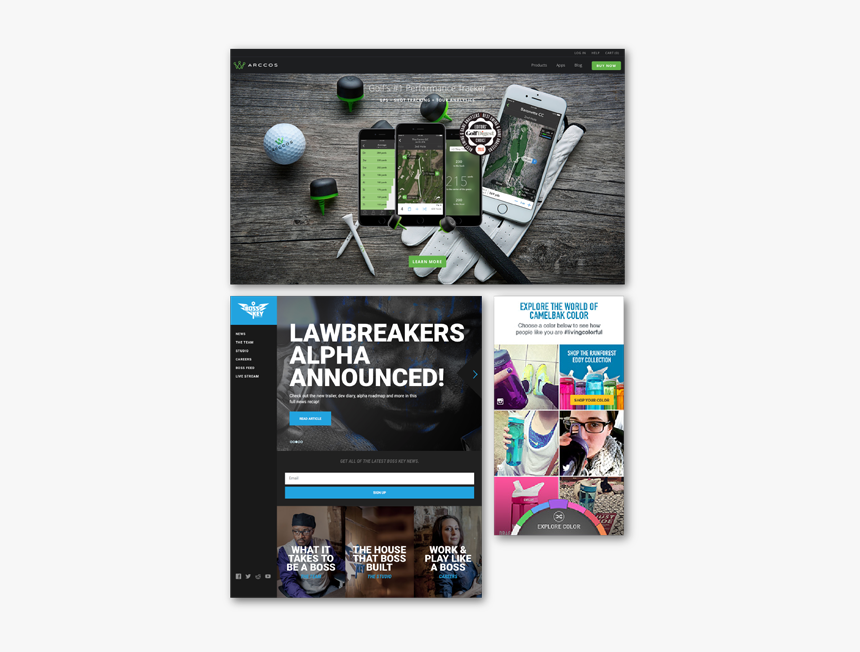 Digital Surgeons Web Design Landing Page For Arccos, - Cheating, HD Png Download