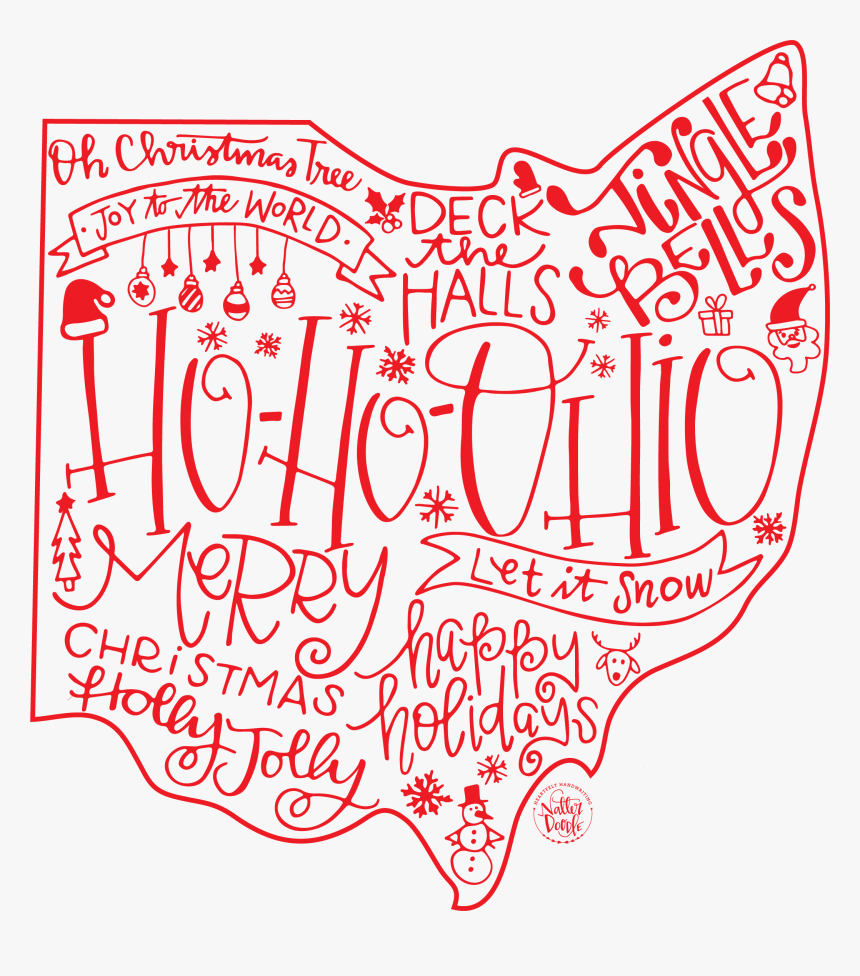 Ho Ho Ohio Fleece Pullover - Illustration, HD Png Download