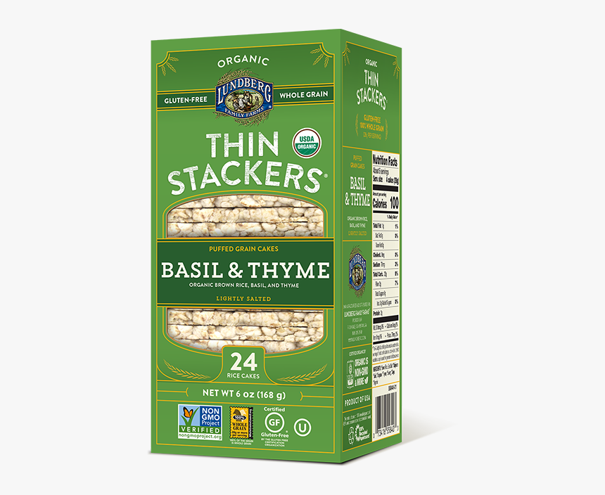 Lundberg Rice Cakes Thin Stackers, HD Png Download