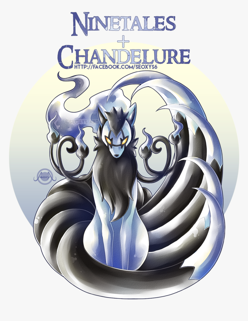 Ninetales Chandelure More - Cool Pokemon Fusions Ninetales, HD Png Download
