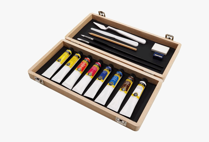 Winsor And Newton Wooden Watercolor Set, HD Png Download