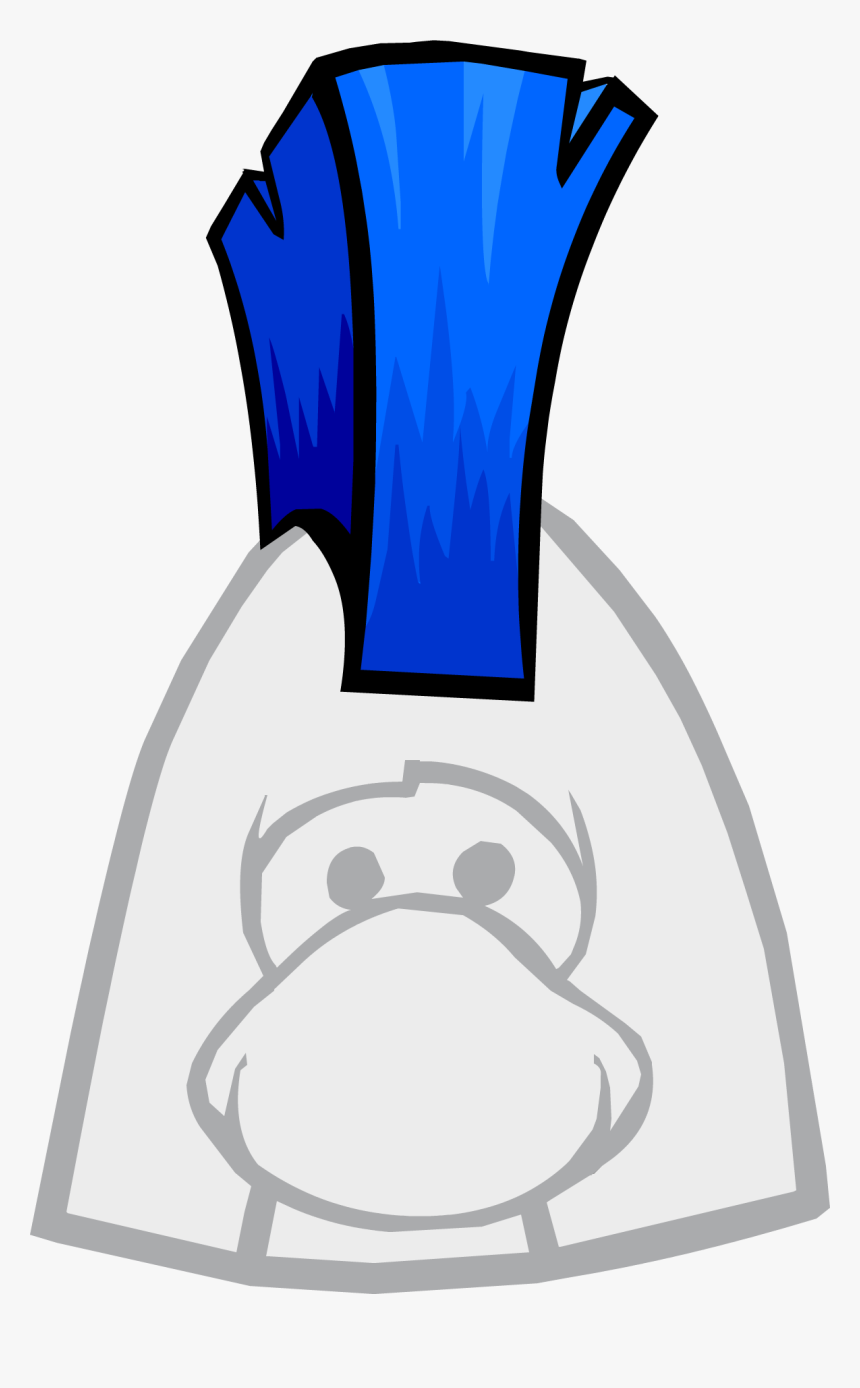 White Hair Clipart Powdered Wig - Club Penguin Optic Headset, HD Png Download