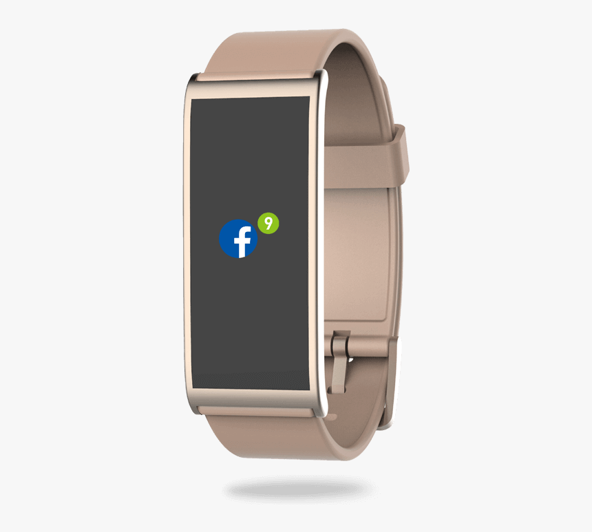 Activity & Heart Rate Tracker With Color Touchscreen - Mykronoz Zefit4 Powder Pink Gold, HD Png Download
