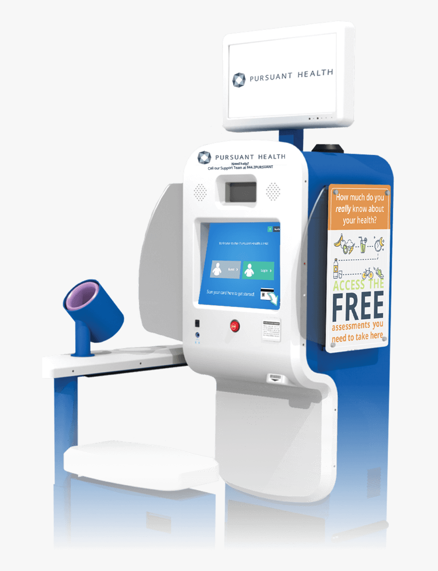 Pursuant Health Kiosk - Pursuant Health, HD Png Download