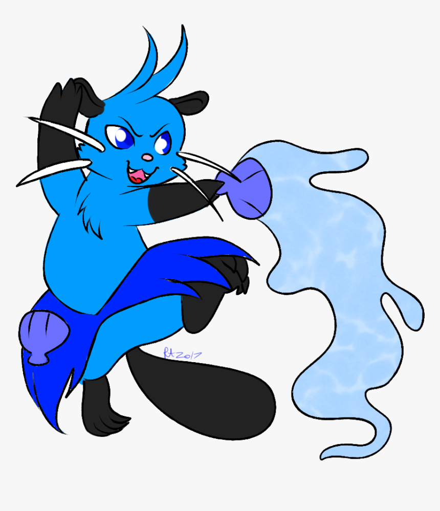 Dewott Attacks-sf - Cartoon, HD Png Download