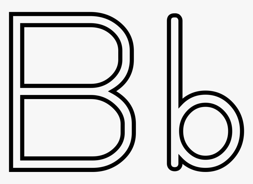 B Letra Para Imprimir 4FE