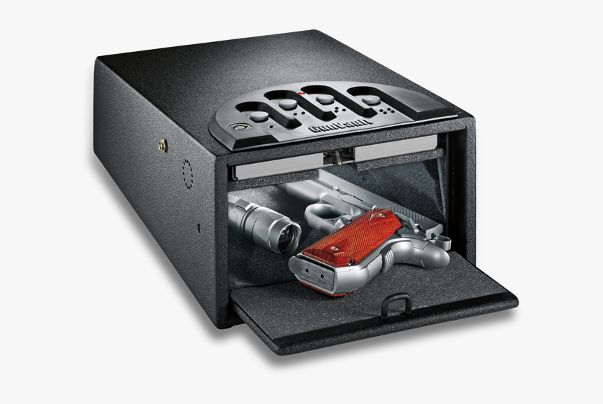 Gunvault-mini - Handgun Safe Fingerprint Lock, HD Png Download