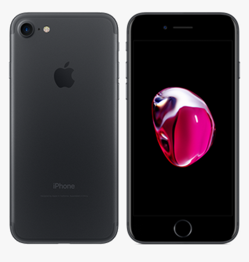 Black Iphone 7 Png - Iphone 7 Colo Negro, Transparent Png
