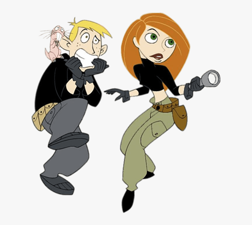 Kim Possible Protecting Ron Stoppable - Kim Possible Ron Png, Transparent Png