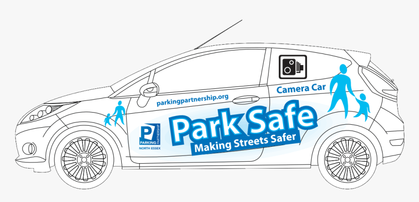 The Park Safe Car Branding City Car - Park Safe Car, HD Png Download