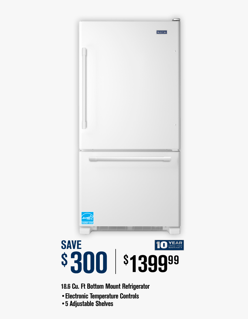 Maytag Logo Png , Png Download - Refrigerator, Transparent Png