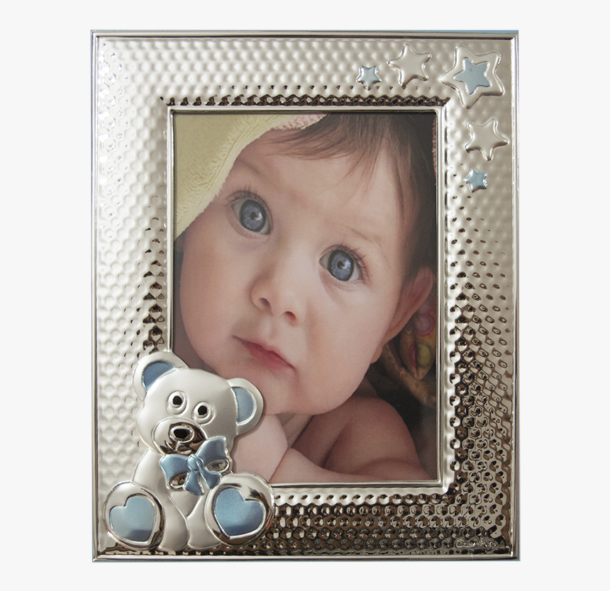 Silver Photo Albums And Frames For Baby Picture Frame, HD Png