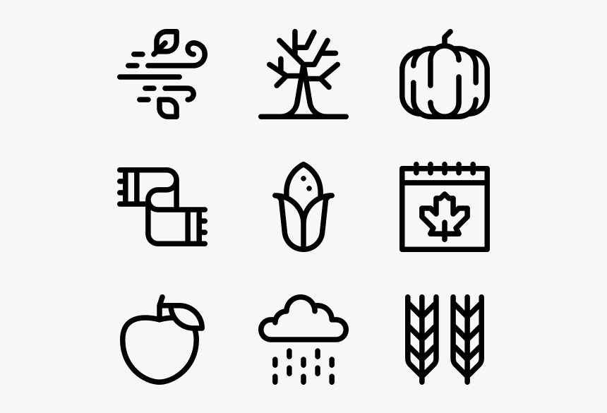 Autumn - Work Icons, HD Png Download