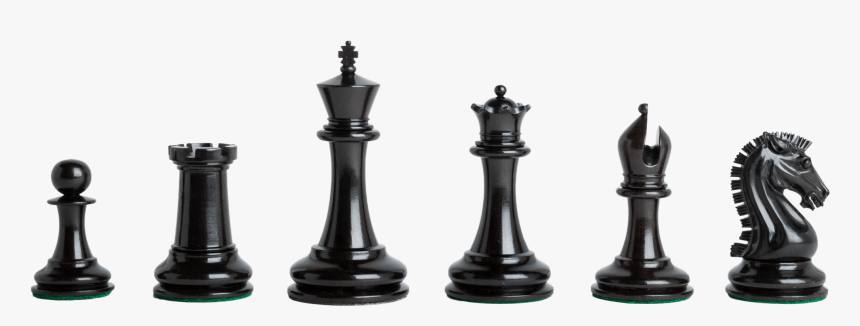 Genuine Ebony And Natural Boxwood - Wood Chess Pieces, HD Png Download