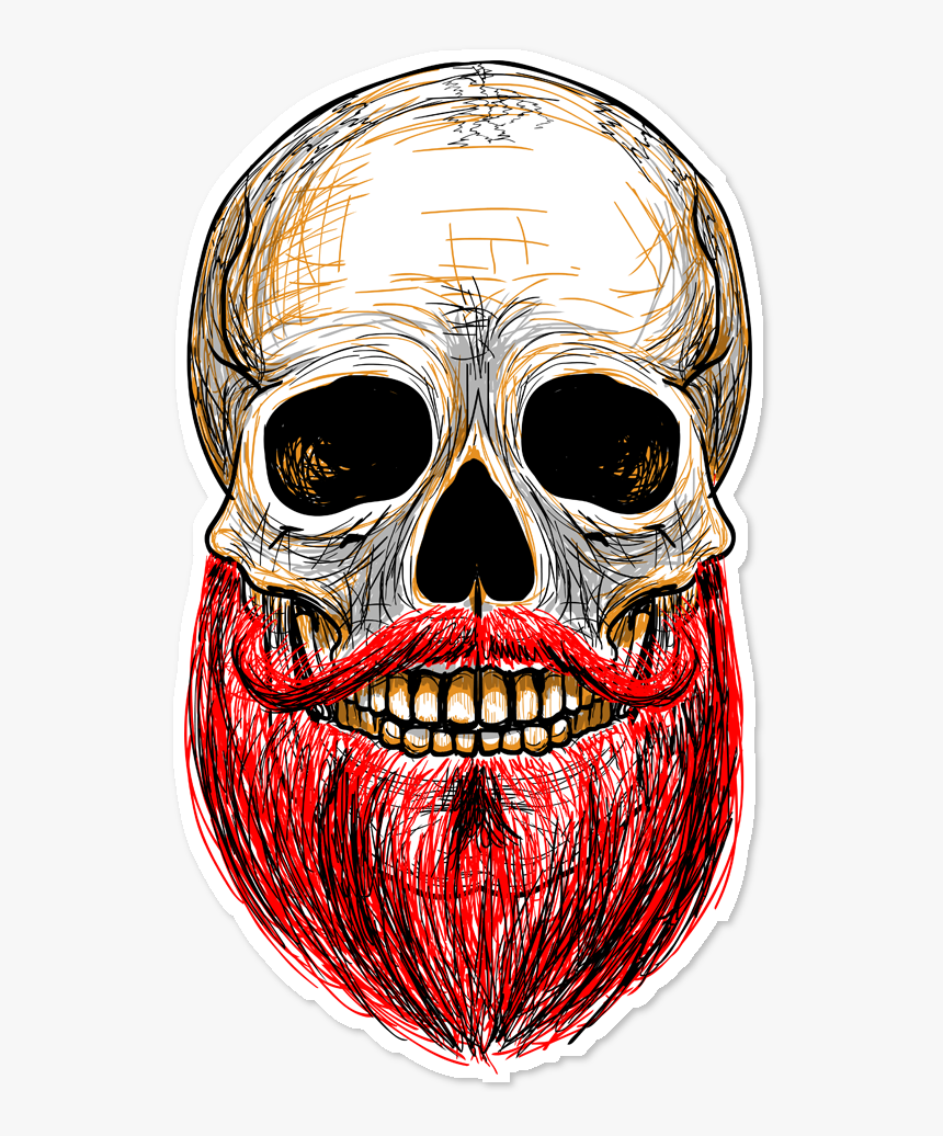 Thumb Image - Caveira Barbada, HD Png Download