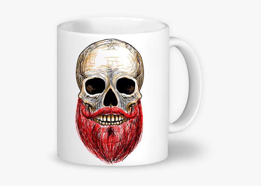 Caneca Caveira Barbada De Weber Bagettina , Png Download - Caveira Barbada, Transparent Png