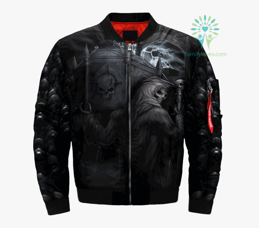 Proceed To Death Skull Over Print Jacket %tag Familyloves - Veteran, HD Png Download