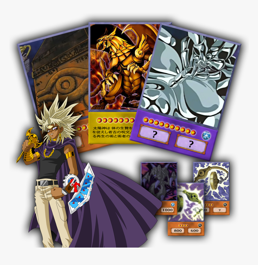 Marik Ishtar Deck Anime Style - Winged Dragon Of Ra, HD Png Download