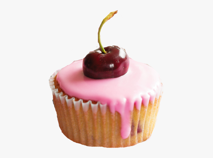 Parallax Chocolate Raspberry - Cupcakes With Dark Cherry On Top, HD Png Download