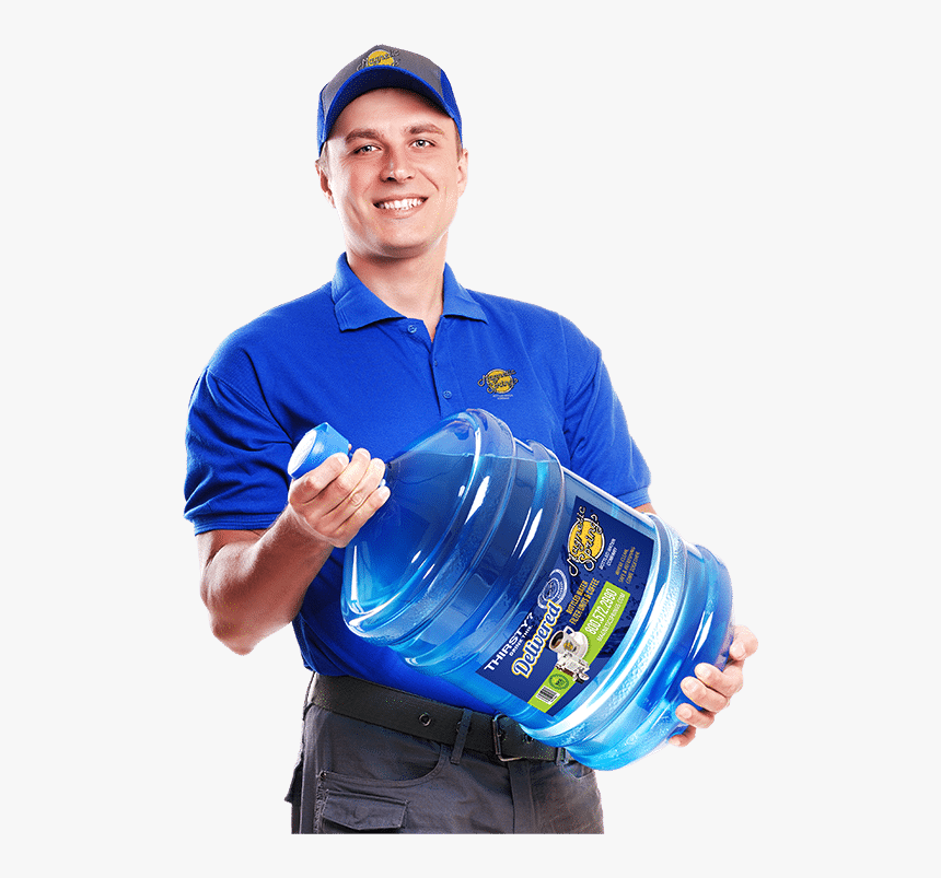 Guy With Water Bottle, HD Png Download