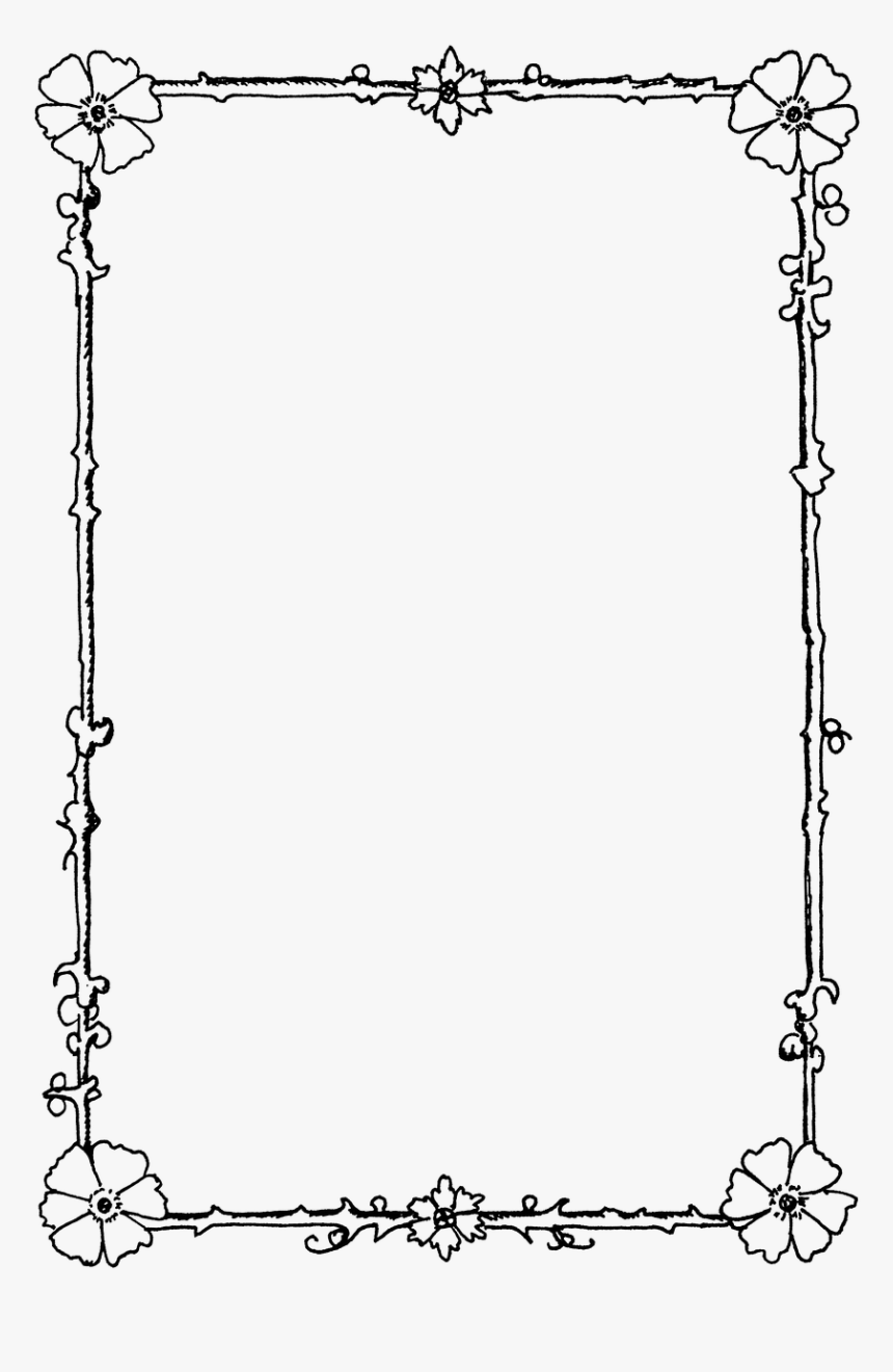 Ornaments Flower Ornament Free Photo - Khung Hình Trang Trí Văn Bản, HD Png Download