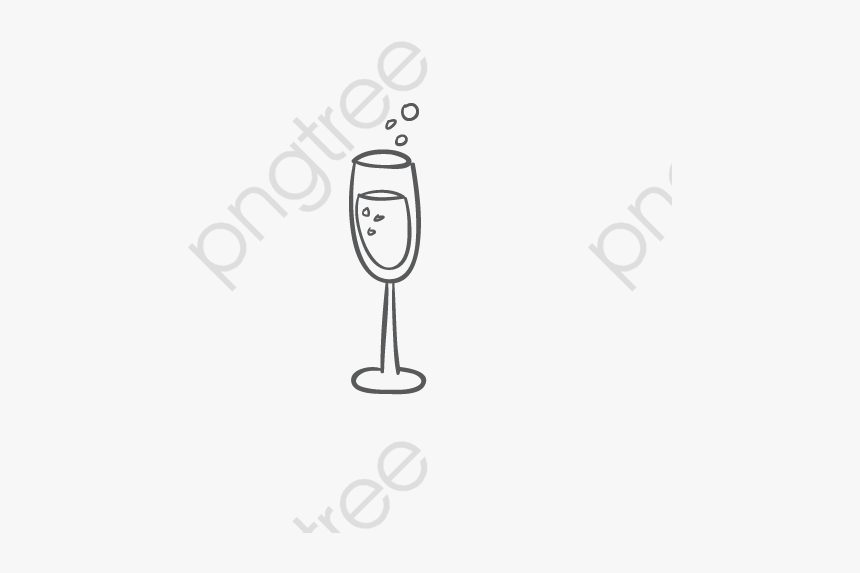 Champagne Glass Vector Clipart - Champagne Stemware, HD Png Download