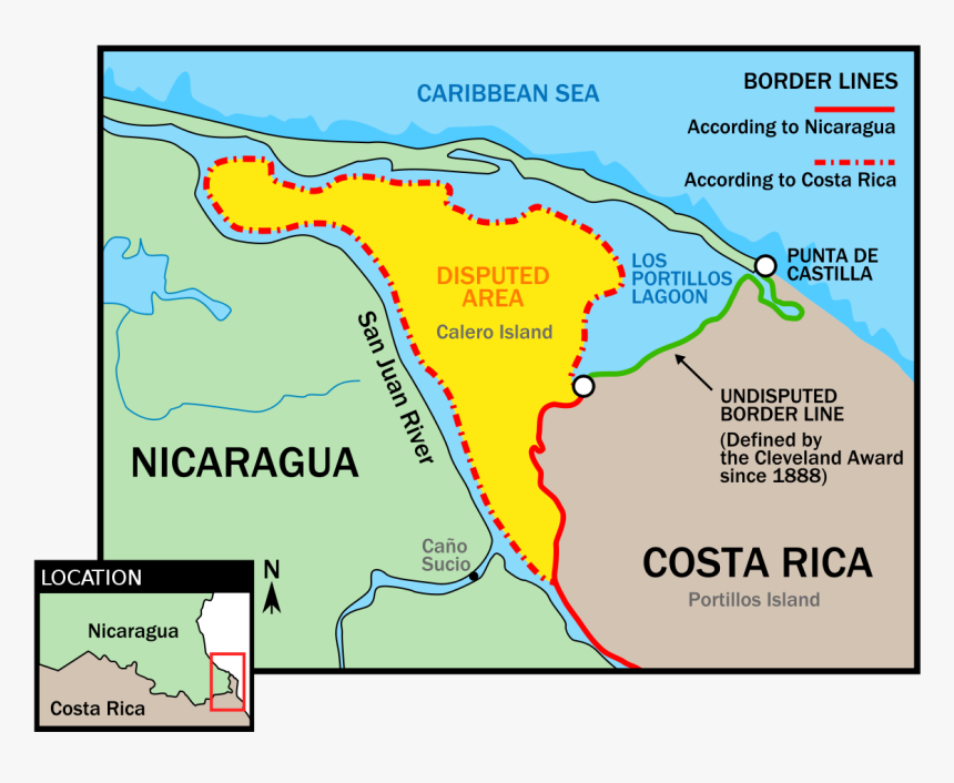 Costa Rica Nicaragua Border Dispute, HD Png Download