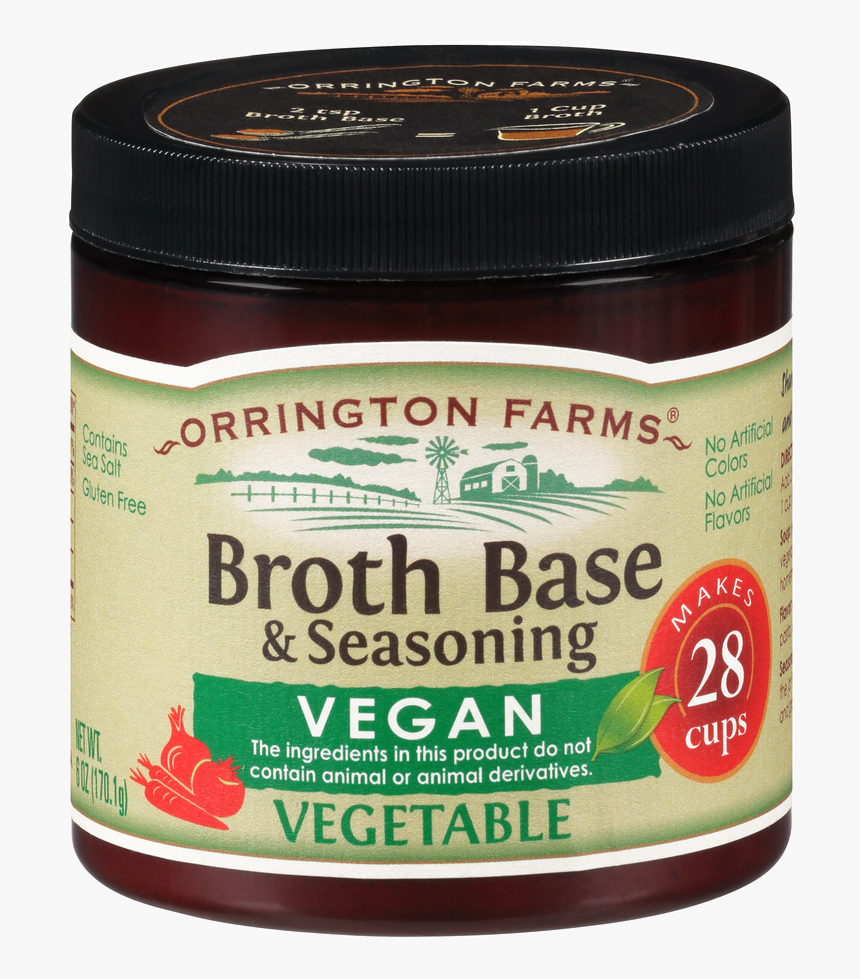 Orrington Farms Vegan Vegetable Broth Base Natural Foods, HD Png Download , Transparent Png