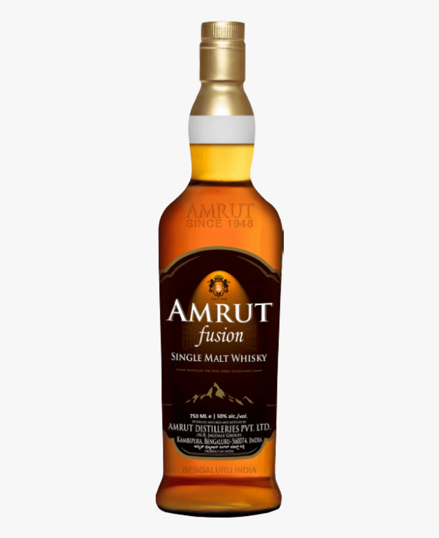Amrut Fusion Single Malt Whisky, HD Png Download