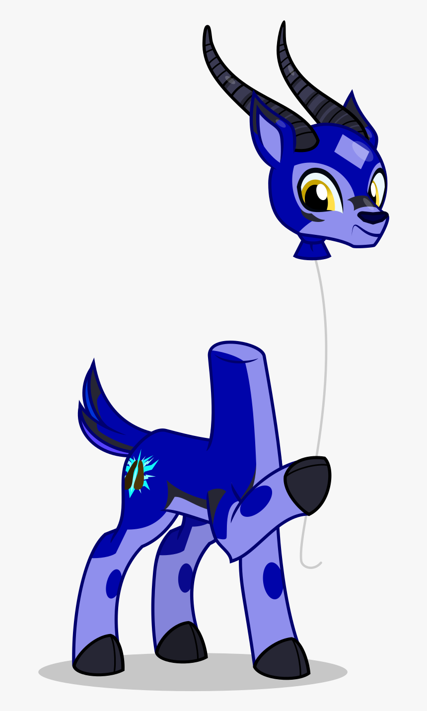 Mlp-trailgrazer, Balloon Head, Gazelle, Male, Oc, Oc - Cartoon, HD Png Download
