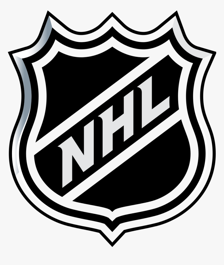 Nhl Logo Black And White, HD Png Download