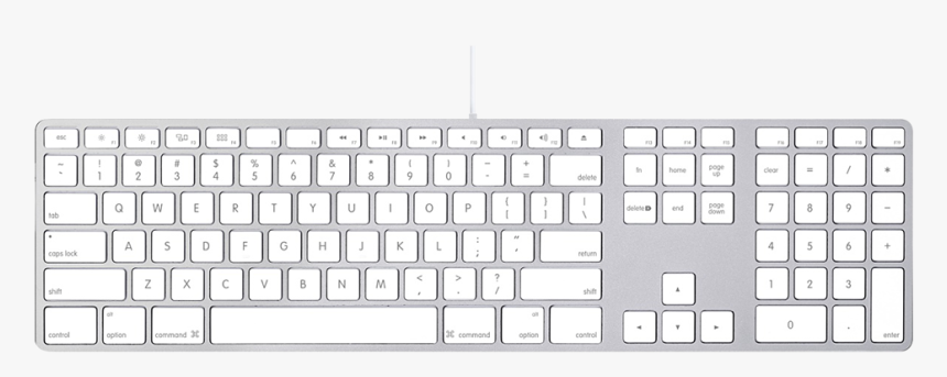 Apple Keyboard With Numeric Keypad, HD Png Download