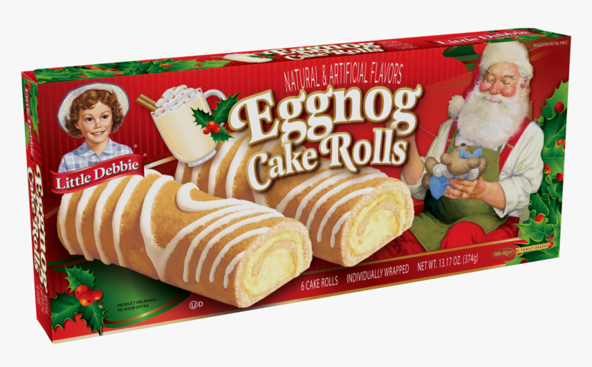 Little Debbie Eggnog Cake Rolls, HD Png Download
