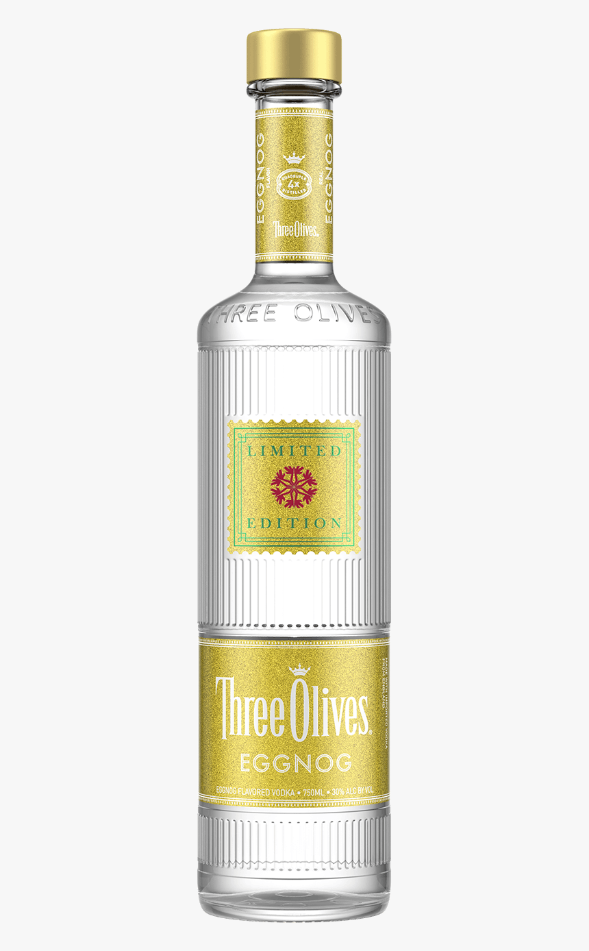Three Olives Eggnog - Three Olives Vodka Eggnog, HD Png Download