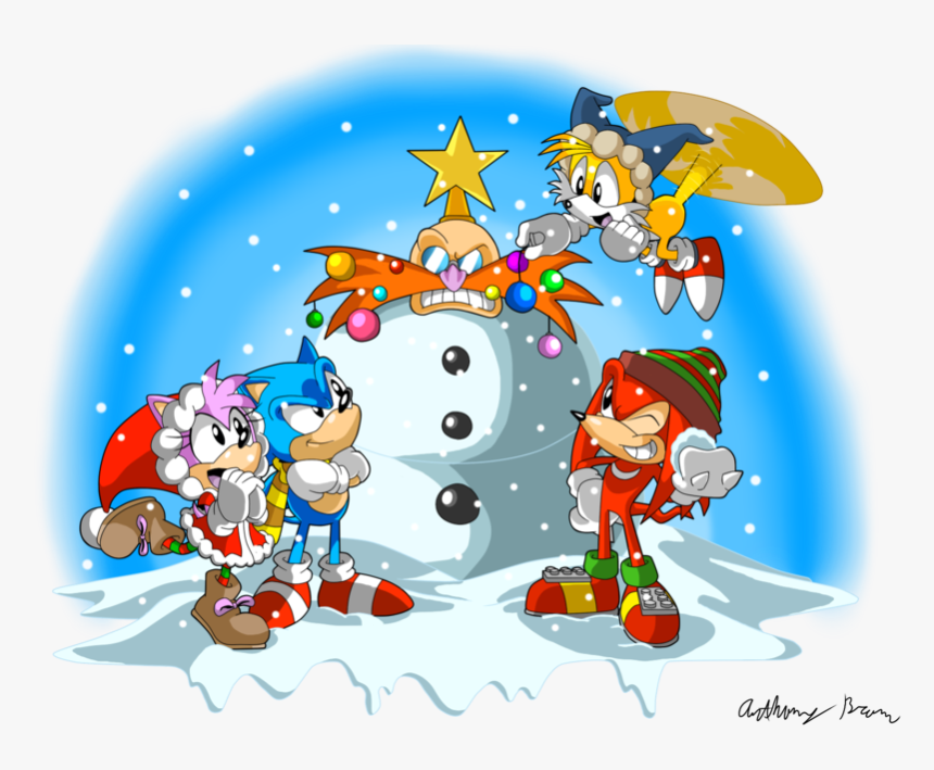 Eggnog - Sonic Christmas Fan Art, HD Png Download