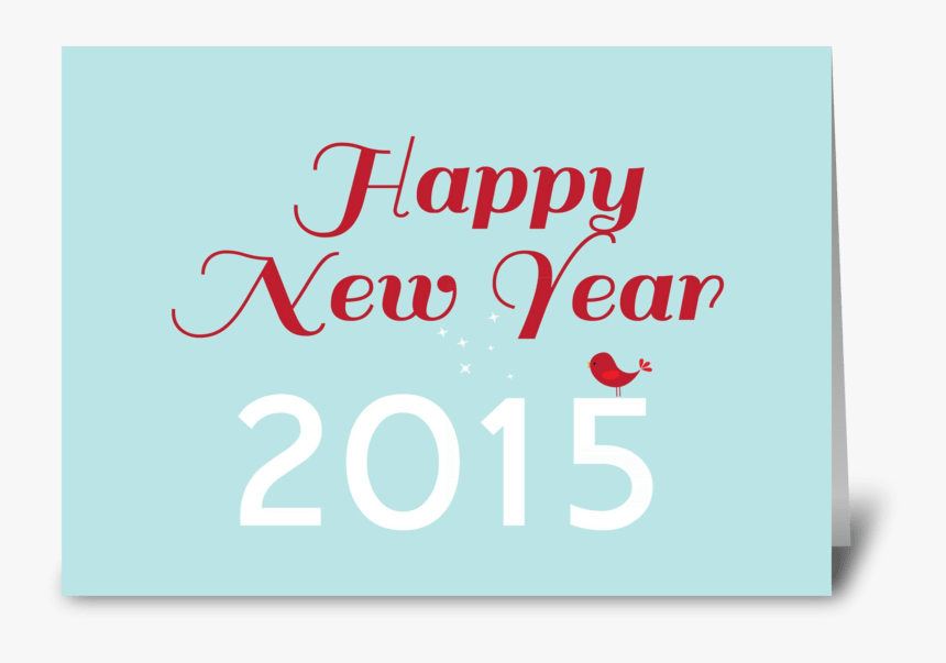 Happy New Year Greeting Card - Calligraphy, HD Png Download