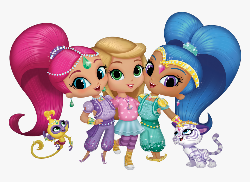 Transparent Shine Transparent Png - Shimmer And Shine Friends, Png Download