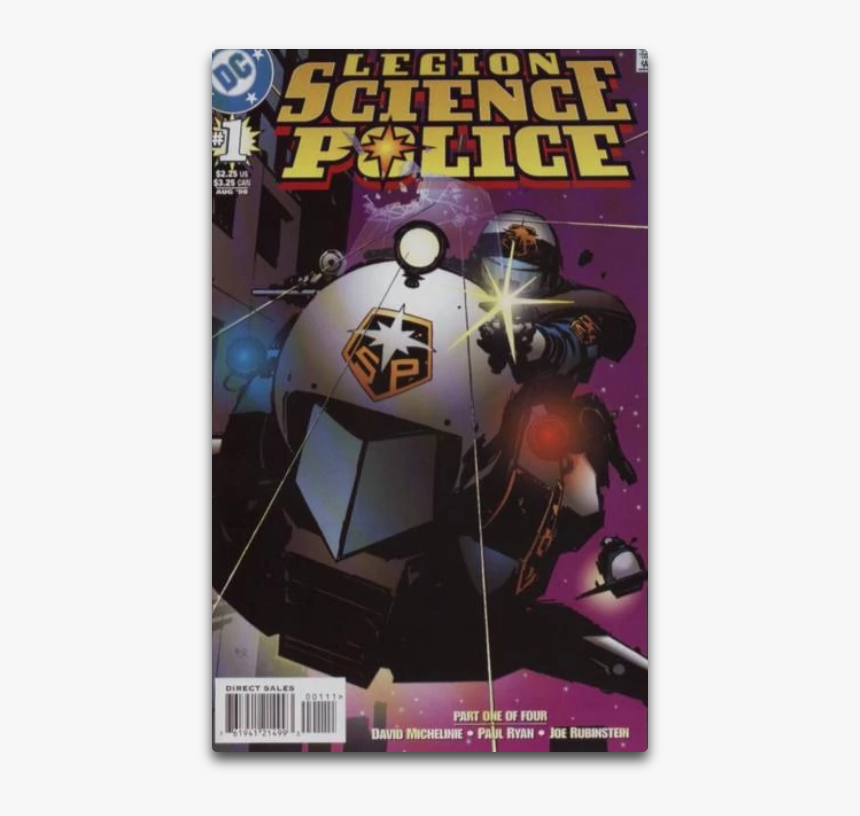 Legion Of Science Police - Legion Of Superheroes Science Police, HD Png Download