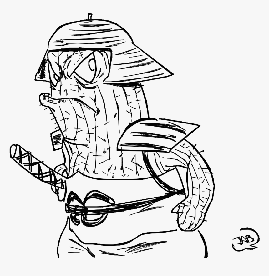 Forum Draw A Cactus - Sketch, HD Png Download