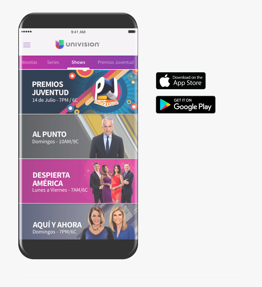 Blastoff Digital App Agency - Univision App Novelas, HD Png Download