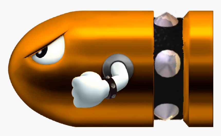 Bullet Bill Png -airstrike Bills Are Similar In Appearance - Portable Network Graphics, Transparent Png