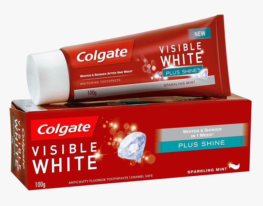 Colgate Png Download Image - Colgate Visible White Toothpaste, Transparent Png