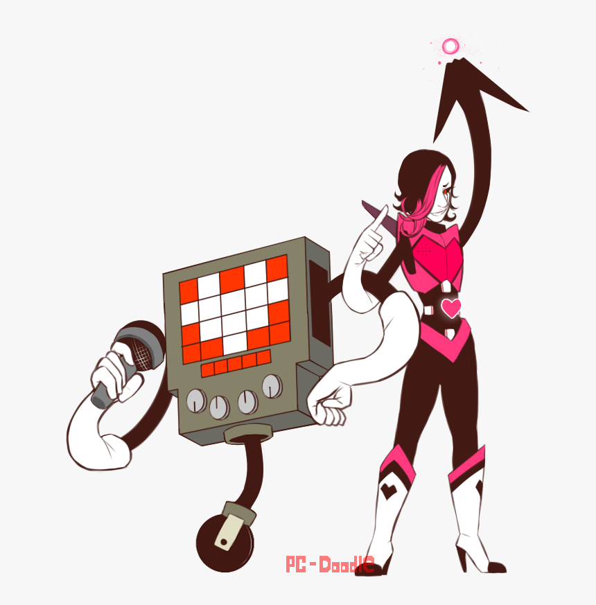 Персонажи,mettaton Ex - Monofell Mettaton, HD Png Download