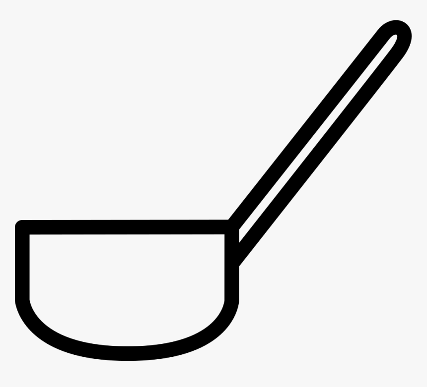 Soup Ladle - Line Art, HD Png Download