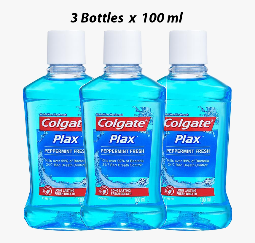 Colgate Plax Peppermint Mouthwash Size, HD Png Download