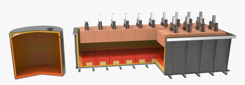 Potcells With Metal Transfer Ladle G - Scale Model, HD Png Download